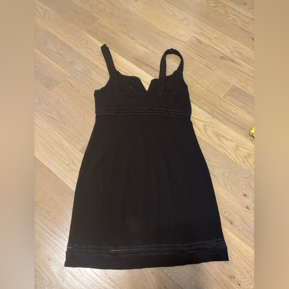 Free People Simply Be Black Bodycon Dress size medium - Picture 3 of 6